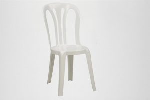 Lej Plaststole, hvid udendørs